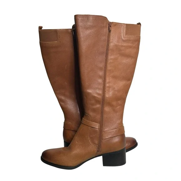 Naturalizer Women's Kiana Banana Bread Wide Calf Knee High Riding Boot 11W WC - Picture 5 of 7